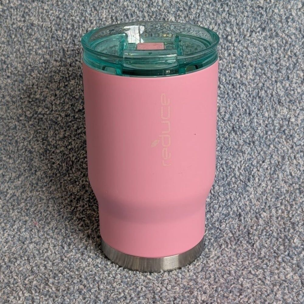 Reduce Coldee 14 oz Pink Water Bottle Vacuum Insulated Stainless Steel No Straw